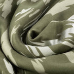 Animal Print Foil Scarf | Olive