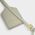 'Choose Happy' Sentiment Tag Keyring | Green Mist