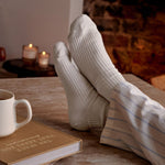 Gift Boxed Snug Sparkle Socks | Grey