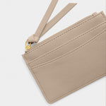 Hallie Coin & Card Holder | Light Taupe