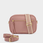 Hallie Crossbody Bag | Pink Heather