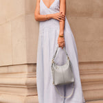 Hallie Satchel Bag | Moonstone Blue