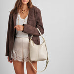 Hallie Satchel Bag | Oyster