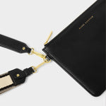 Hallie Wristlet Pouch | Black