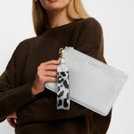 Hallie Wristlet Pouch | Silver