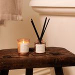 'Happy Home' Mini Votive & Reed Diffuser Gift Set | Blackberry Noir