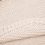 Knitted Baby Poncho | Eggshell