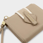 Lottie Fold-Out Purse | Light Taupe