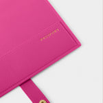 'Love Travel Explore' Sentiment Travel Wallet | Magenta