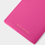 'Love Travel Explore' Sentiment Travel Wallet | Magenta