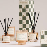 'Merry' Sentiment Reed Diffuser | Blackberry Noir