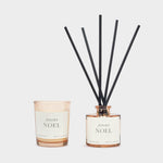 Mini Votive & Mini Reed Diffuser Gift Set | Joyeux Noel | Frosted Pine & Cedarwood