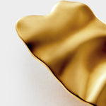 Molten Oversized Waterproof Heart Earrings | Gold Coated