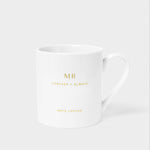 'Mr & Mrs' Porcelain Mug Set
