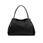 Nova Hand Woven Shoulder Bag | Black | Large
