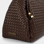 Nova Hand Woven Shoulder Bag | Chocolate | Large