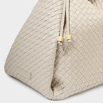 Nova Hand Woven Shoulder Bag | Oyster | Large