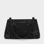Nova Studded Wristlet Clutch | Black