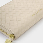 Nova Hand Woven Purse | Oyster | Large