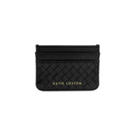 Nova Hand Woven Card Holder | Black