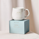 Porcelain 'Home' Mug