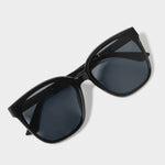 Savannah Oversized Square Sunglasses | Black
