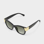 Seychelles Round Cat-Eye Sunglasses | Black