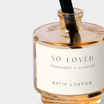 'So Loved' Sentiment Reed Diffuser | Peach Rose & Sweet Mandarin