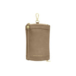 Clip-On Suedette Sunglasses Case | Taupe