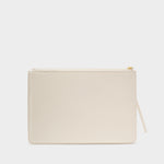 Studded Tassel Charm Pouch | Off White