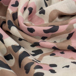 Tortoiseshell Print Scarf | Blush/Soft Taupe