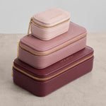 Vegan Leather Jewellery Box | Light Pink | Mini