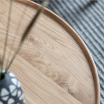 Kingham Oak Round Coffee Table | Natural