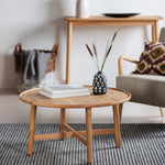 Kingham Oak Round Coffee Table | Natural