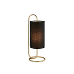 Klip Floating Cylinder Table Lamp | Antique Brass/Black