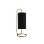 Klip Floating Cylinder Table Lamp | Antique Brass/Black