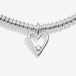 Laboratory Grown Diamond A Little 'Happy 16th Birthday' Bracelet | Silver Plated