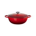 Signature Cast Iron Soup Pot | Cerise | 28cm