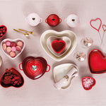 Stoneware Heart Bowl | Cerise | 20cm