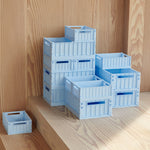 Medium Weston Storage Box | Pure Sky | Set of 2