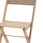Outdoor Lindos Folding Chairs | Natural | Set of 2