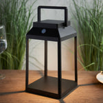 Outdoor Solar Powered Linterna Table Lamp | Black