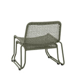 Outdoor Sassano Lounge Chair with Footstool | Green