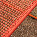 Outdoor Sassano Lounge Chair with Footstool | Orange