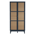 Bordeaux 2 Door Wardrobe | Blue/Natural
