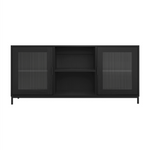 Maddox Reeded Media Unit | Matt Black