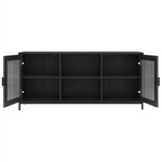 Maddox Reeded Media Unit | Matt Black