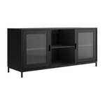 Maddox Reeded Media Unit | Matt Black