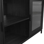 Maddox Reeded Media Unit | Matt Black