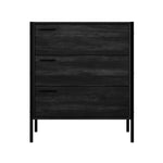 Hoxton 3 Drawer Chest | Black
